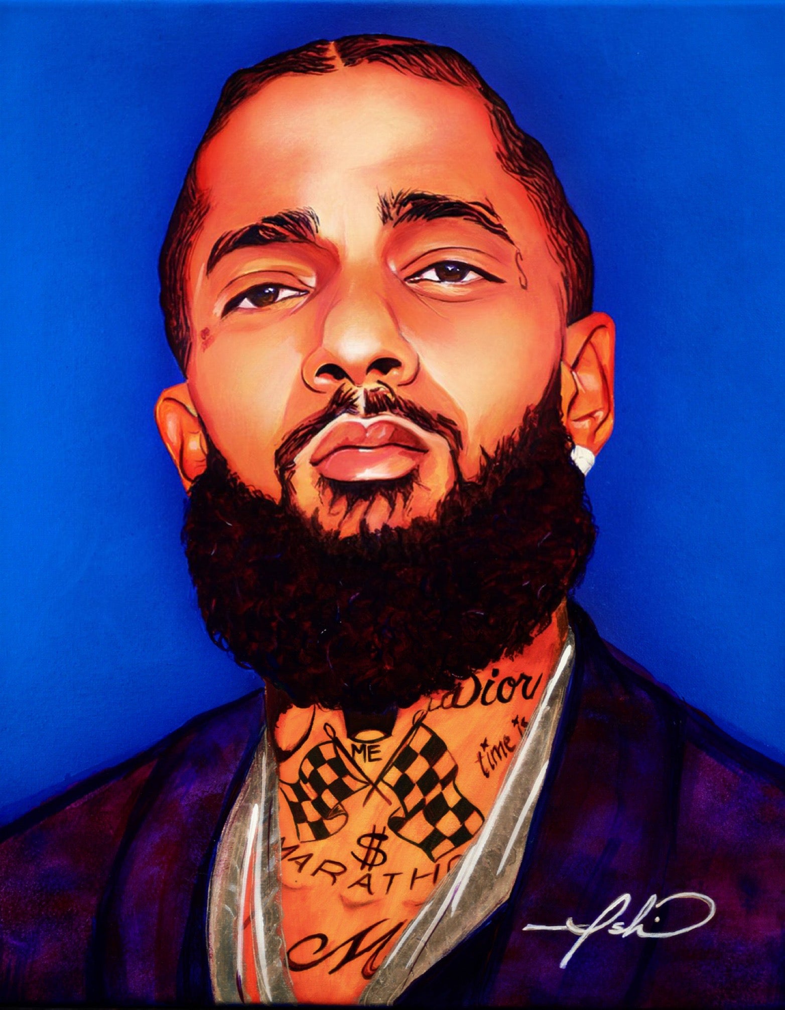 Nipsey hussle ashlei reign art